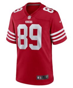Alternative view of Charlie Woerner San Francisco 49ers Nike  Game Jersey -  Scarlet