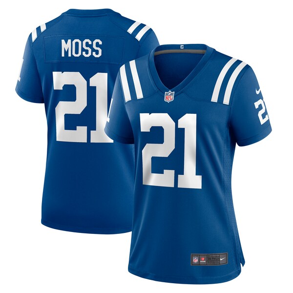 Zack Moss Indianapolis Colts Nike Women's Game Player Jersey - Royal/Blue - Image 2