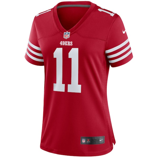 Brandon Aiyuk San Francisco 49ers Nike Women's Player Jersey - Scarlet - Image 2