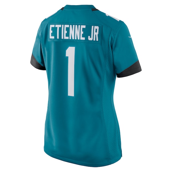 Travis Etienne Jacksonville Jaguars Nike Women's Game Jersey - Teal/Black - Image 4