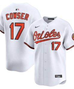 Colton Cowser Baltimore Orioles Nike Home Limited Player Jersey - White