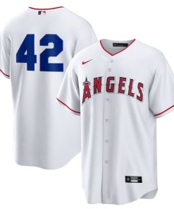 Los Angeles Angels Nike Home  2025 Jackie Robinson Day Replica Jersey - White