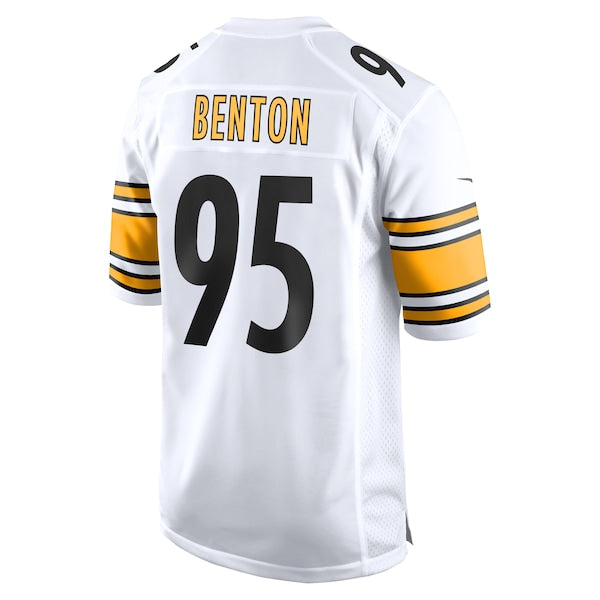 Keeanu Benton Pittsburgh Steelers Nike Game Jersey - White/Black - Image 4