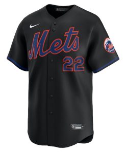 Alternative view of Juan Soto New York Mets Nike Alternate Limited Player Jersey - Black