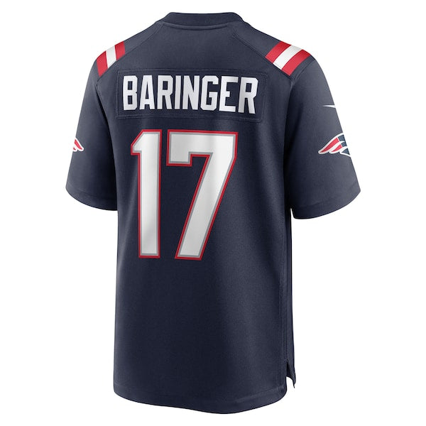 Bryce Baringer New England Patriots Nike Team Game Jersey - Navy - Image 3