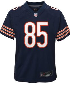 Alternative view of Cole Kmet Chicago Bears Nike Youth Team Game Jersey - Navy