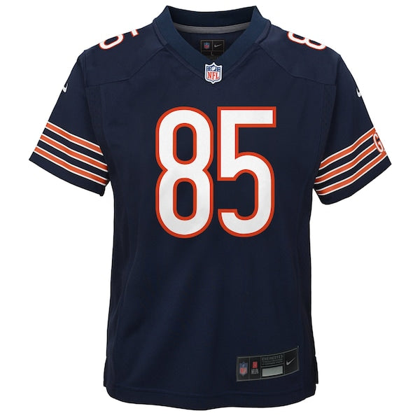 Cole Kmet Chicago Bears Nike Youth Team Game Jersey - Navy - Image 2