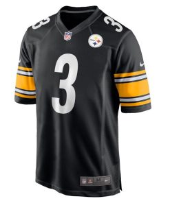 Alternative view of Russell Wilson Pittsburgh Steelers Nike  Game Jersey -  Black