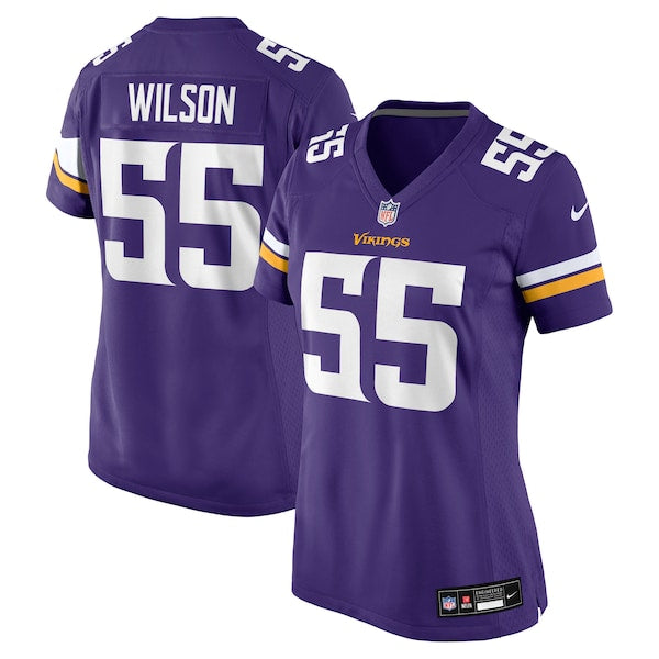 Eric Wilson Minnesota Vikings Nike Women's Team Game Jersey - Purple