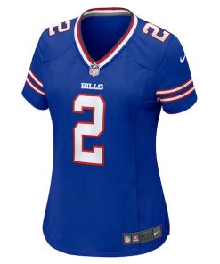 Alternative view of Tyler Bass Buffalo Bills Nike Women's Game Jersey - Royal