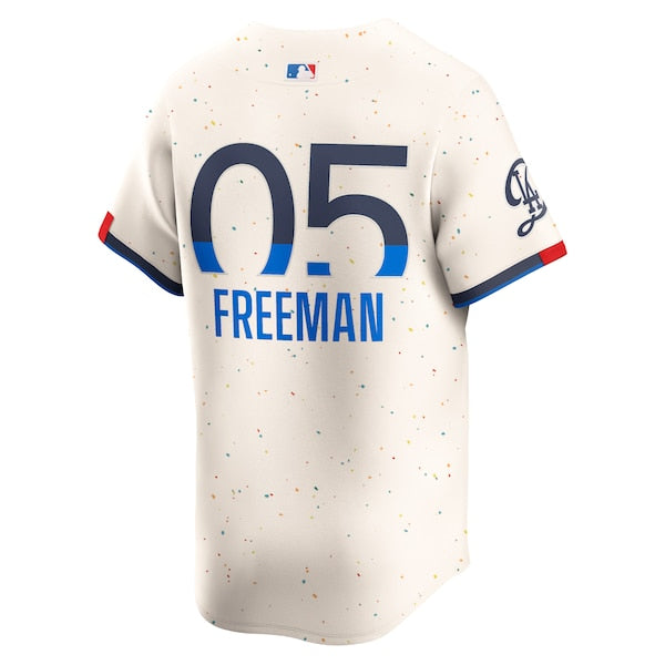 Freddie Freeman Los Angeles Dodgers Nike 2024 City Connect Limited Player Jersey - Cream - Image 3