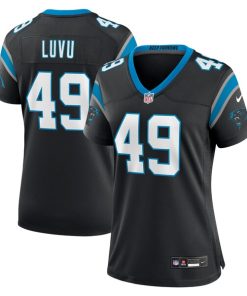Frankie Luvu Carolina Panthers Nike Women's Team Game Jersey - Black