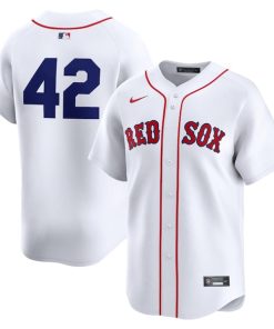 Boston Red Sox Nike 2024 Jackie Robinson Day Home Limited Jersey?¨C White