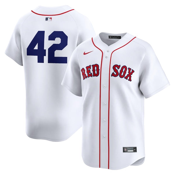 Boston Red Sox Nike 2024 Jackie Robinson Day Home Limited Jersey?ยจC White