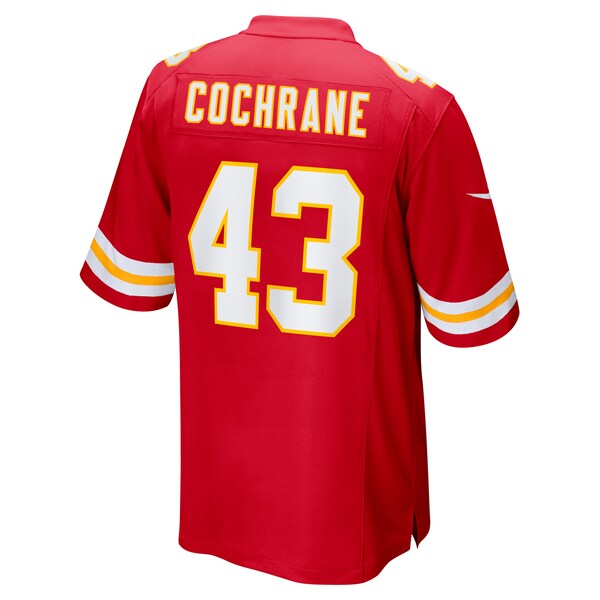 Jack Cochrane Kansas City Chiefs Nike Game Player Jersey - Red - Image 3