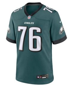Alternative view of Kenyon Green Philadelphia Eagles Nike Team Game Jersey - Midnight Green