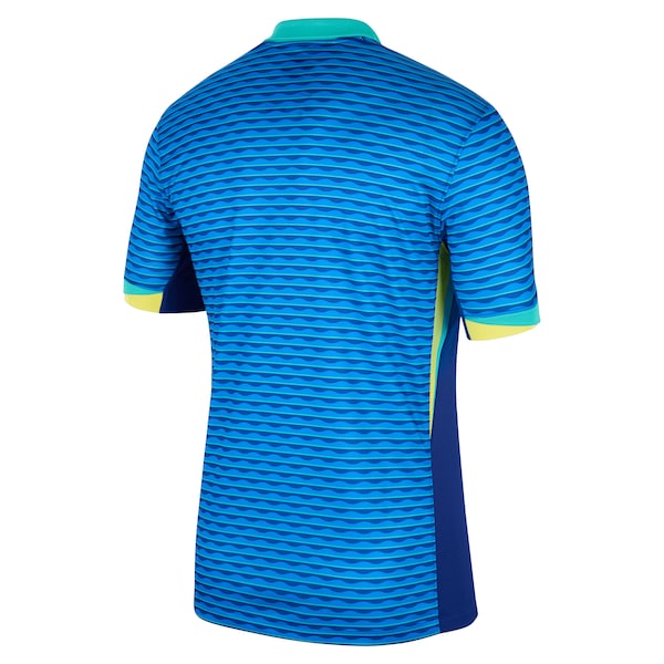 Brazil National Team Nike 2024 Away Stadium Replica Jersey?ยจC Blue - Image 4