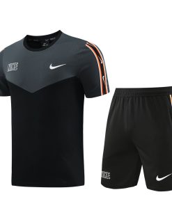 Nike Short Sleeve Training Jersey Set-ND03- Black/Grey