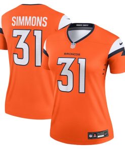Justin Simmons Denver Broncos Nike Women's  Legend Jersey - Orange