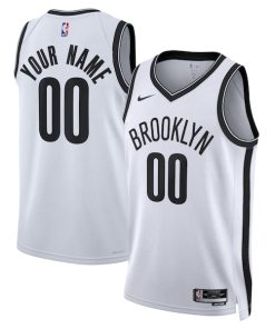 Brooklyn Nets Nike Unisex Swingman Custom Jersey White - Association Edition