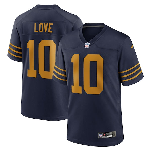Jordan Love Green Bay Packers Nike The 1923 Classic Game Jersey - Navy/White/Green - Image 2