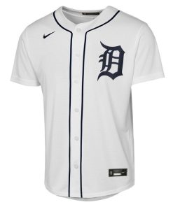 Alternative view of Riley Greene Detroit Tigers Nike Youth Home Replica Player Jersey - White