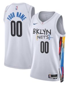 Brooklyn Nets Nike Unisex 2022/23 Swingman Custom Jersey - City Edition - White