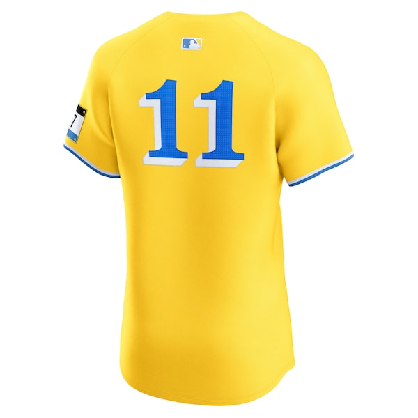 Rafael Devers Boston Red Sox Nike City Connect Elite Jersey - Gold - Image 3