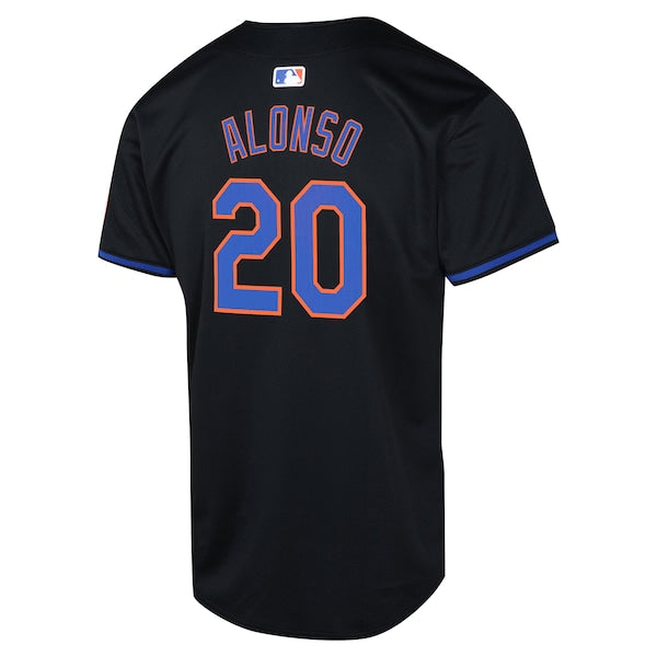 Pete Alonso New York Mets Nike Youth Alternate Limited Player Jersey - Black - Image 3