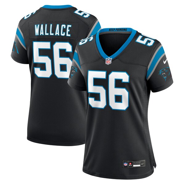 Trevin Wallace Carolina Panthers Nike Women's Game Jersey - Black - Image 2