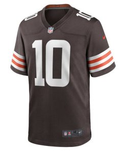 Alternative view of Anthony Schwartz Cleveland Browns Nike Game Jersey - Brown