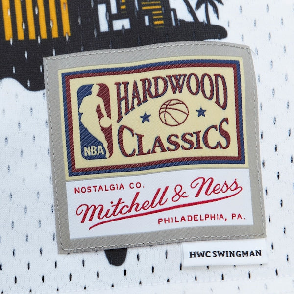 Miami Heat x Tats Cru Hardwood Classics Fashion Jersey - White - Image 5