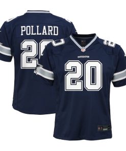 Tony Pollard Dallas Cowboys Nike Youth Game Jersey - Navy