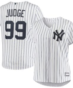 Aaron Judge New York Yankees Women's Plus Size Replica Player Jersey - White
