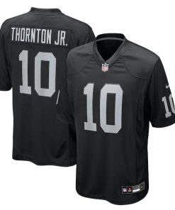 Dont'e Thornton Jr. Las Vegas Raiders Nike Team Game Jersey -  Black