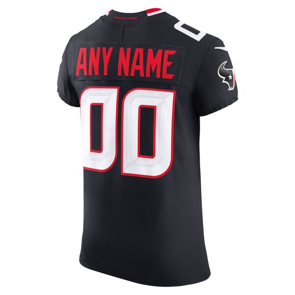 Houston Texans Nike Team Vapor F.U.S.E. Elite Custom Jersey - Navy/Red - Image 4