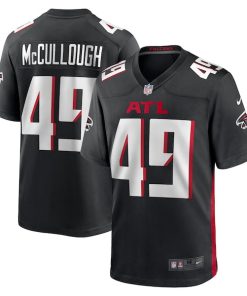 Liam McCullough Atlanta Falcons Nike Team Game Jersey -  Black