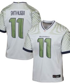 Jaxon Smith-Njigba Seattle Seahawks Nike Youth 2025 Rivalries Collection Game Jersey - Wolf Gray