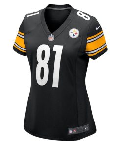Alternative view of Scotty Washington Pittsburgh Steelers Nike Women's  Game Jersey -  Black
