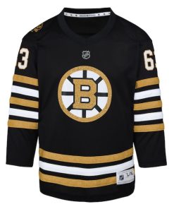Alternative view of Brad Marchand Boston Bruins Youth 100th Anniversary Replica Player Jersey - Black
