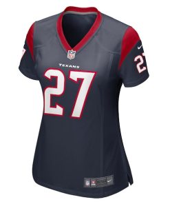 Alternative view of Alex Austin Houston Texans Nike Women's Team Game Jersey -  Navy