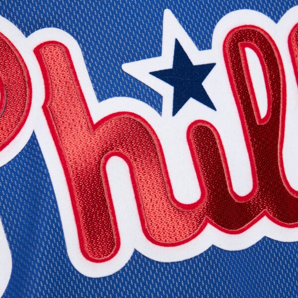 Roy Halladay Philadelphia Phillies 2010 Authentic Batting Practice Pullover Jersey - Royal - Image 4