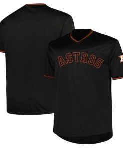 Houston Astros Profile Big & Tall Pop Fashion Jersey - Black