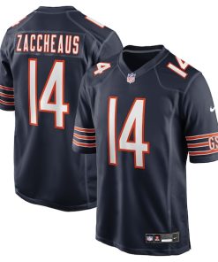 Olamide Zaccheaus Chicago Bears Nike Team Game Jersey -  Navy