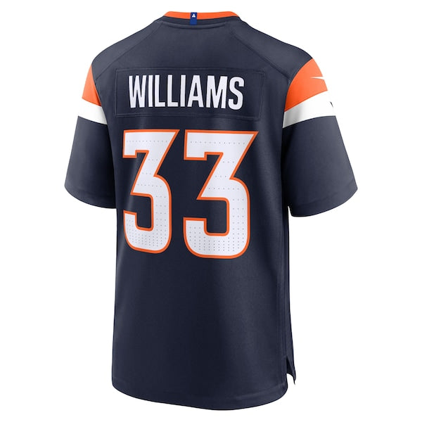 Javonte Williams Denver Broncos Nike Alternate Game Jersey - Navy - Image 4