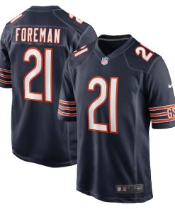 D'Onta Foreman Chicago Bears Nike Game Jersey - Navy