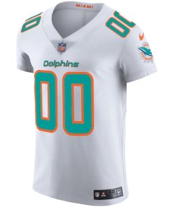 Alternative view of Miami Dolphins Nike Vapor Untouchable Elite Custom Jersey - White