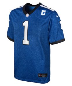 Alternative view of Indianapolis Colts Nike Game Secondary Alternate Jersey - Ahmad Sauce Gardner - Youth