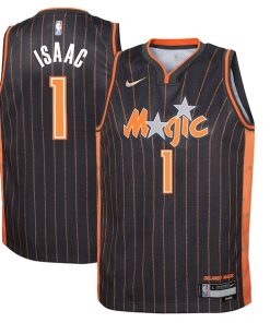 Jonathan Isaac Orlando Magic Nike Youth Swingman Jersey - City Edition - Anthracite
