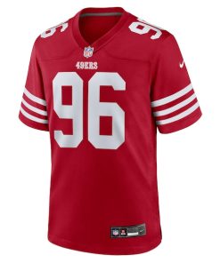Alternative view of Jordan Jefferson San Francisco 49ers Nike Team Game Jersey -  Scarlet